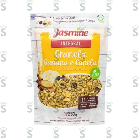  Granola Jasmine Orgânica Com Castanha Do Pará Embalagem 200g