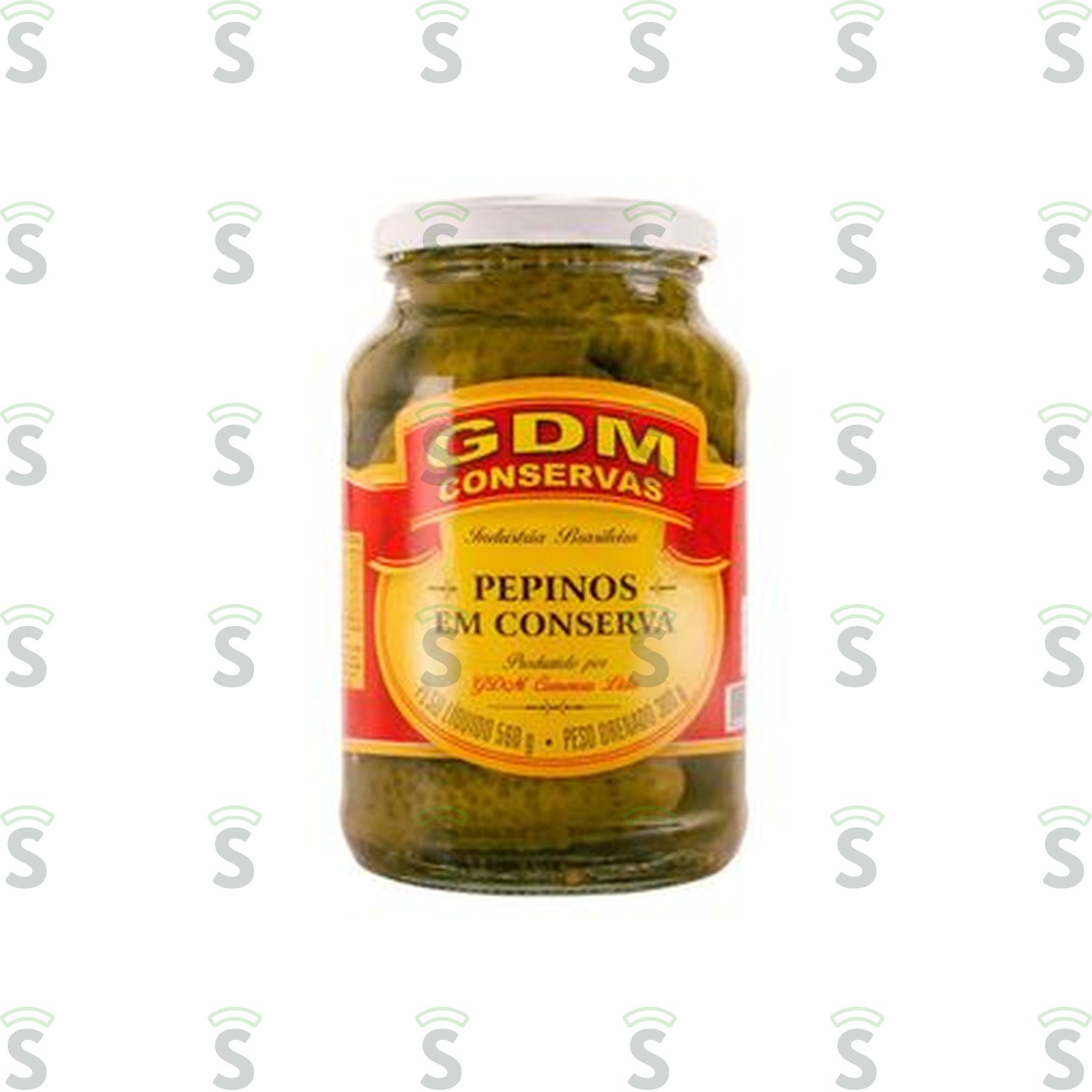 Pepino em Conserva Gdm Tradicional Pote de Vidro 300gr