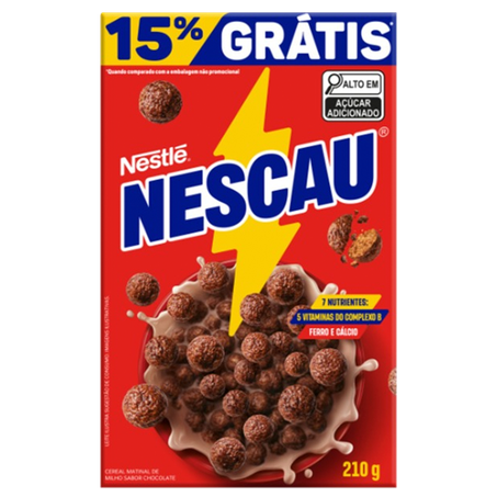 Cereal Nestlé Nescau 15% Grátis 210g
