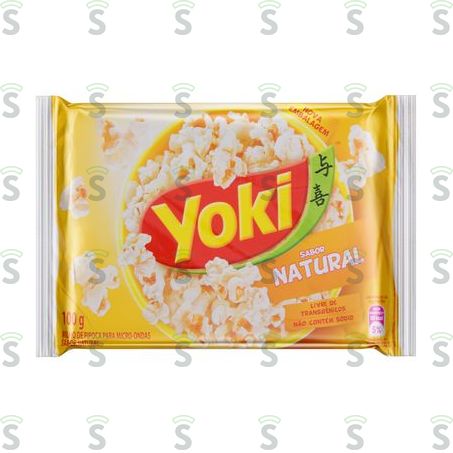  Pipoca de Microondas Yoki Pop Corn Natural 100g