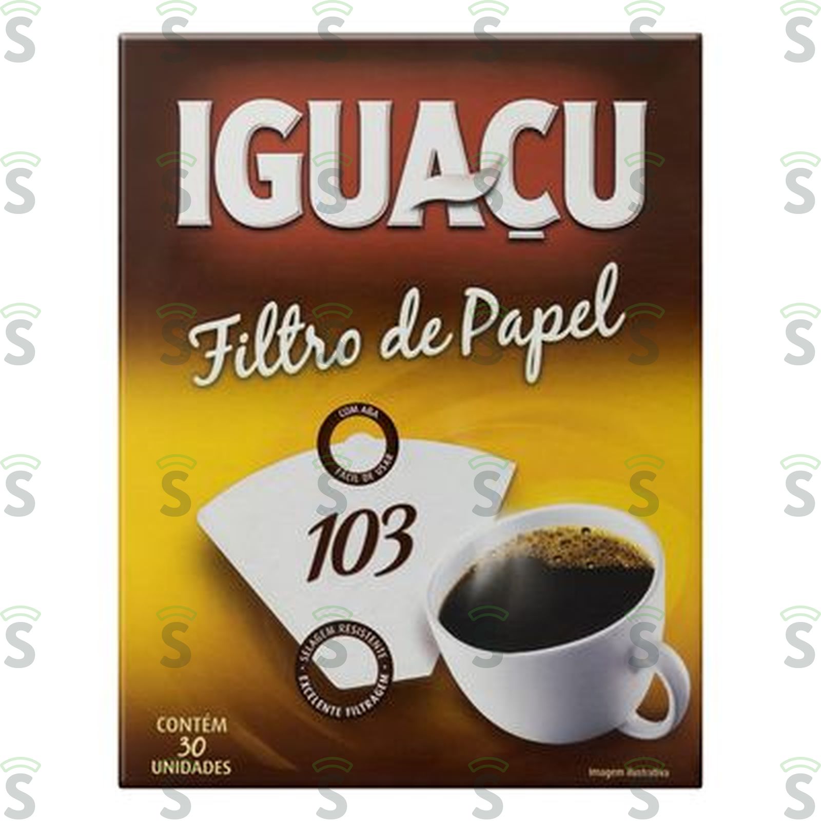 Filtro de Papel Iguaçu 103 Embalagem 30UN