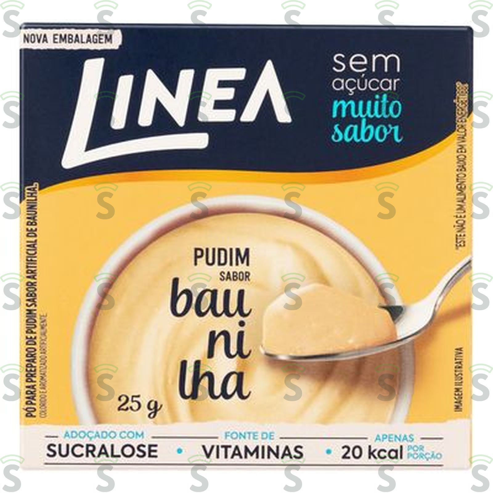 Linea-pudim zero 25g baunilha