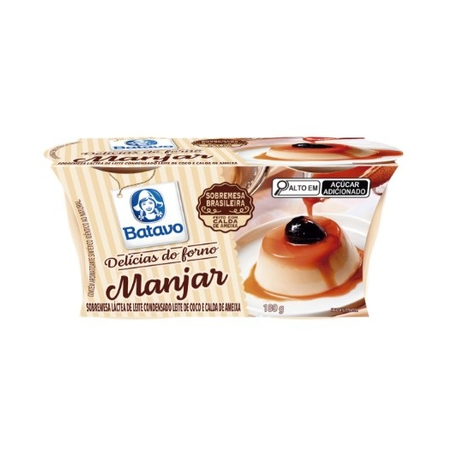 Sobremesa Láctea Manjar Batavo Delícias do Forno 180g