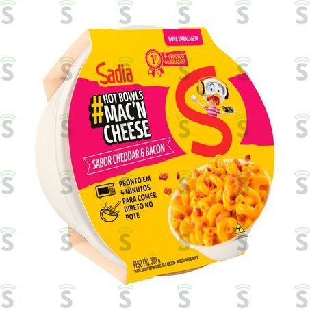  Mac Cheese Sadia 300gr Bacon e Cheddar