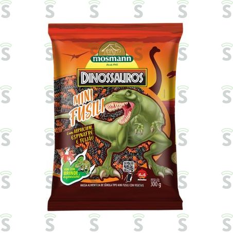  Massa Mini Fusilli Dinos.mosmann 300g