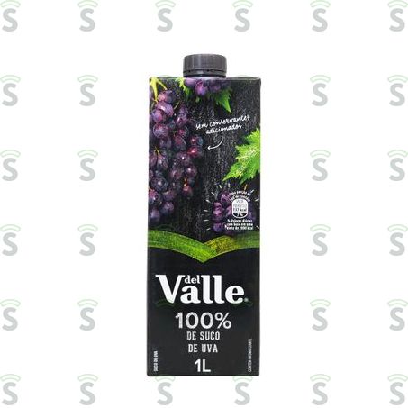  Suco de Uva Del Valle Caixa Com Tampa 1lt