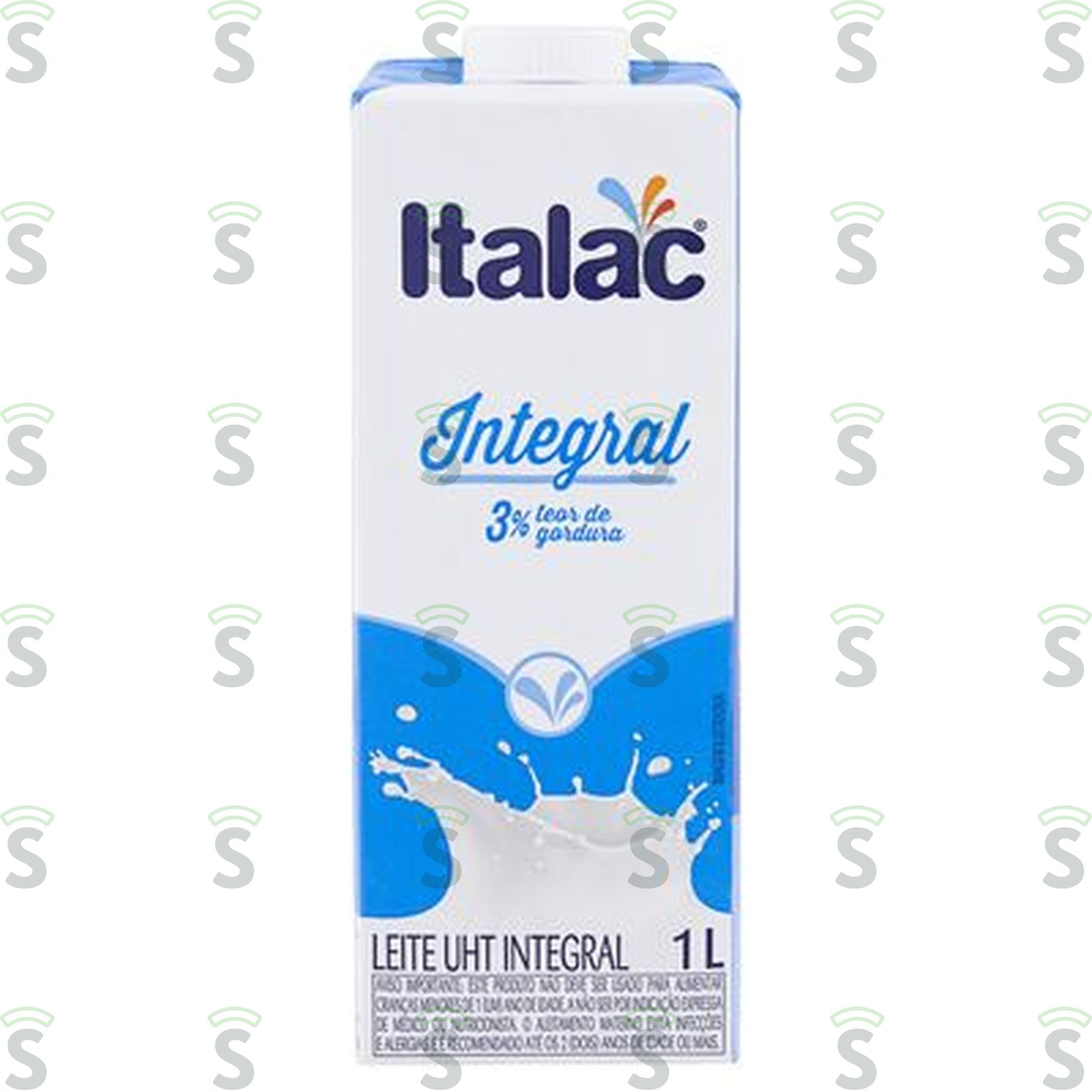 Leite UHT Integral Italac Caixa com Tampa 1lt