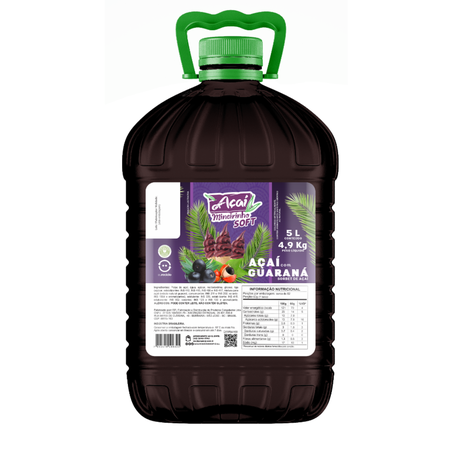 ACAI MINEIRINHO GUARANA GL 5L