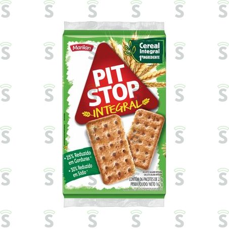  Biscoito Marilan Pit Stop Integral 162g