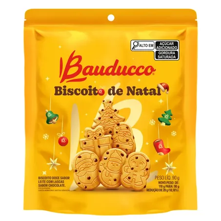 BISCOITO NATALINO BAUDUCCO GOTAS 90G