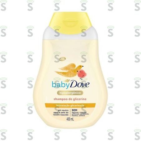  Shampoo Hidratação Glicerinada Baby Dove Frasco 400ml