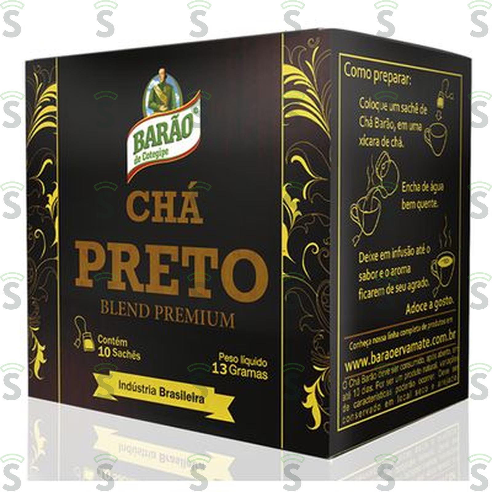 Chá Preto Barão Embalagem 13G