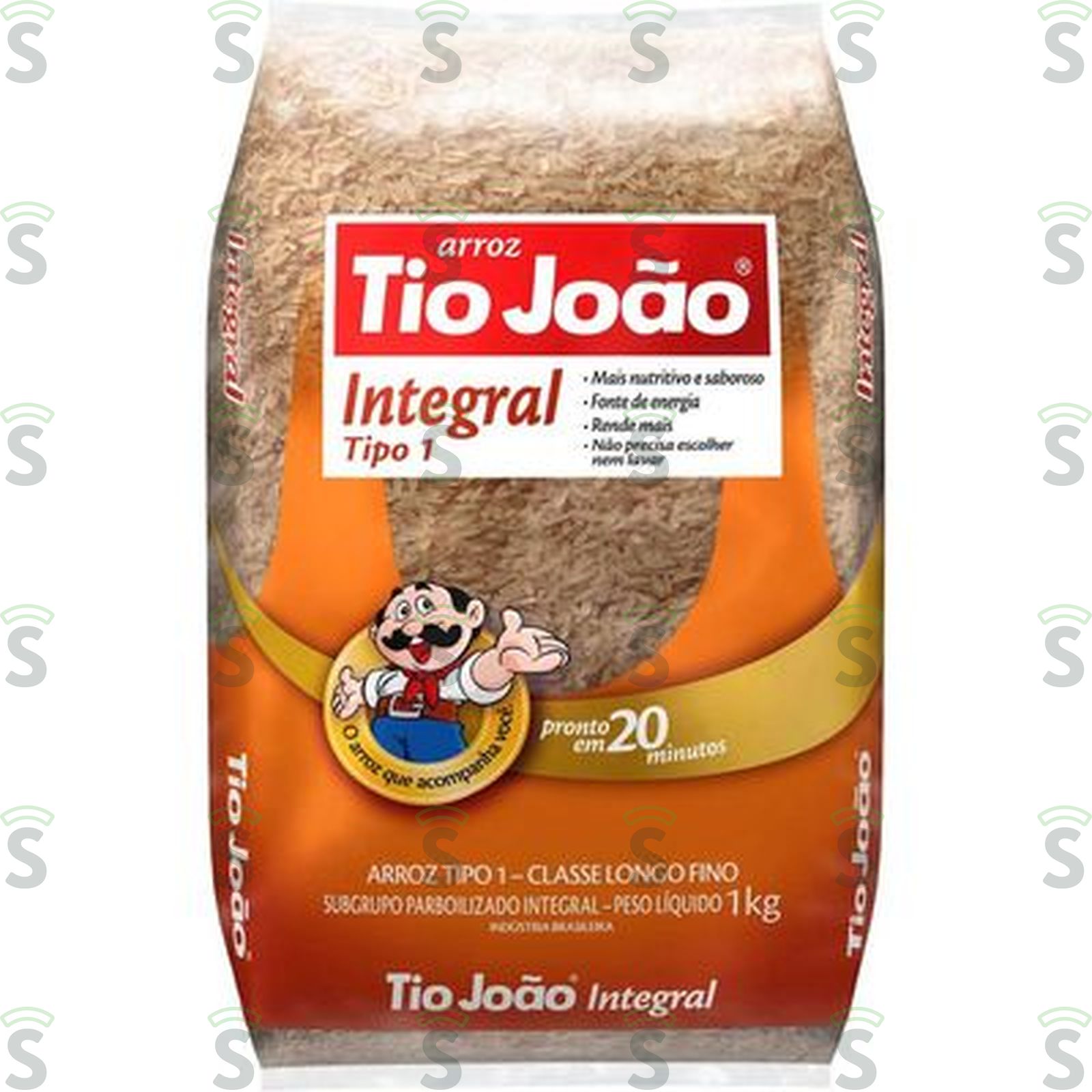Arroz tio joao parb integral t1 1kg