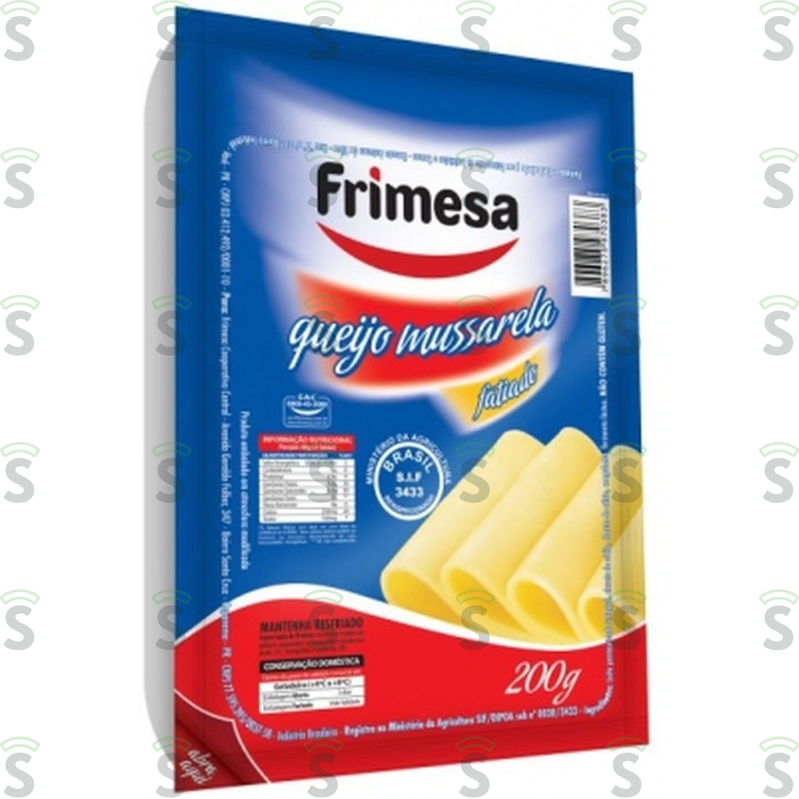 Queijo Mussarela Frimesa Fatiado Embalagem 200G