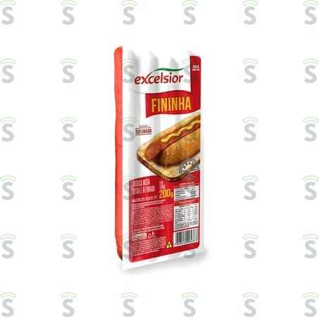  Linguiça Excelsior Fininha Defumada 200g