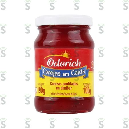  Cereja Em Calda Oderich Embalagem 100g
