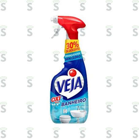 Limpador Veja Banheiro Anti Bac Trigger Oferta 500ml