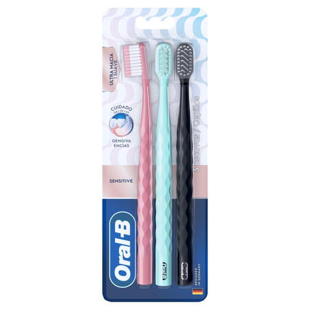 Escova Dental Oral-B Com 3 Escovas - Iconic