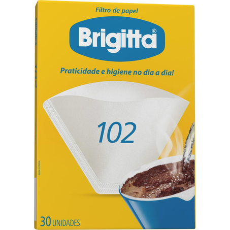 Filtro de Papel Brigitta N. 102 - Com 30 Filtros