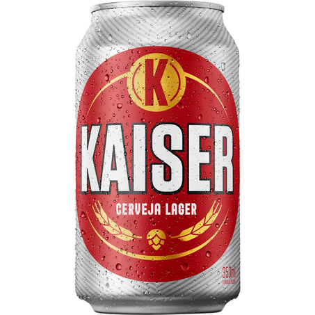 Cerveja Kaiser 350ml - Pilsen - Lata