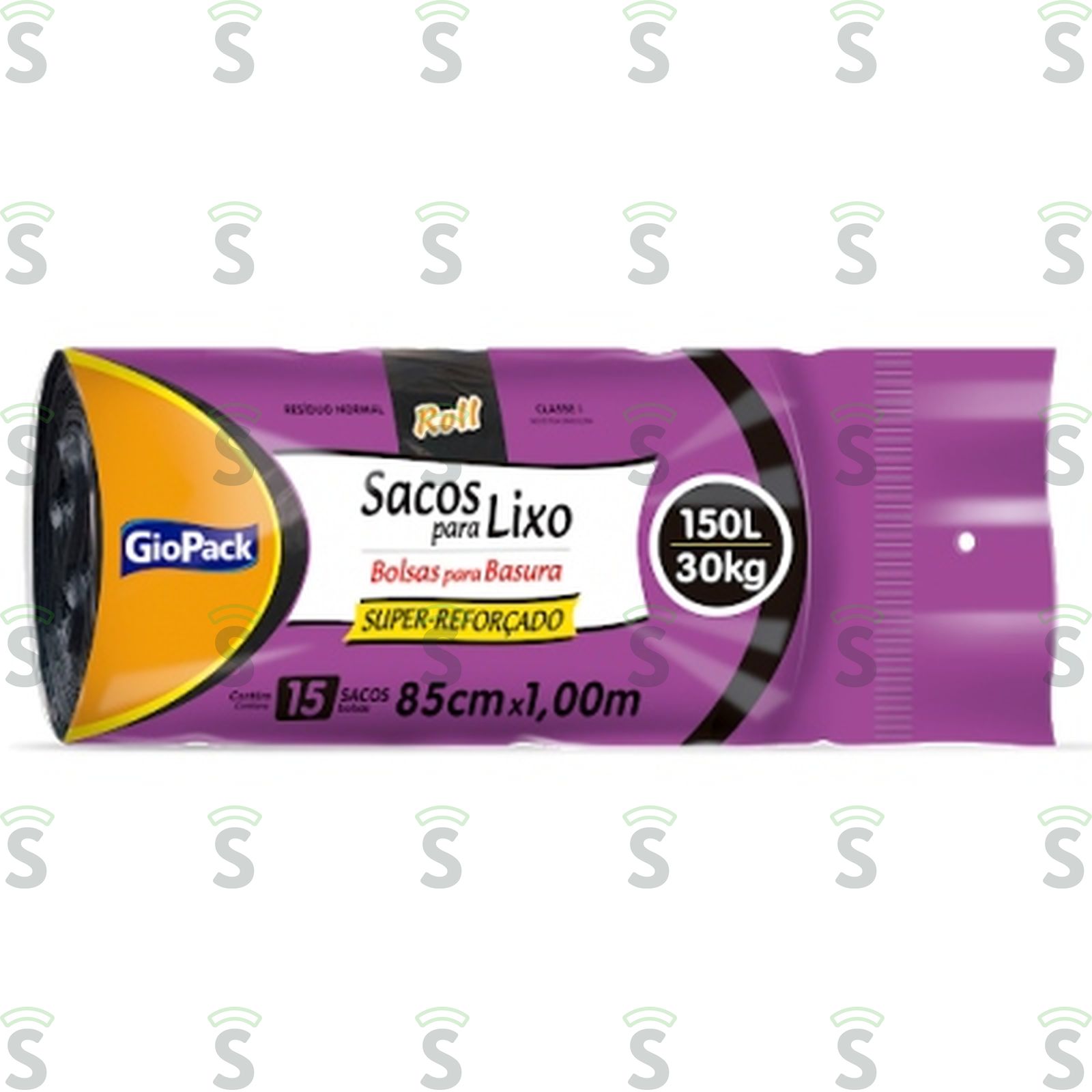 Giopack-sacos lixo 150l c/5 reforcado