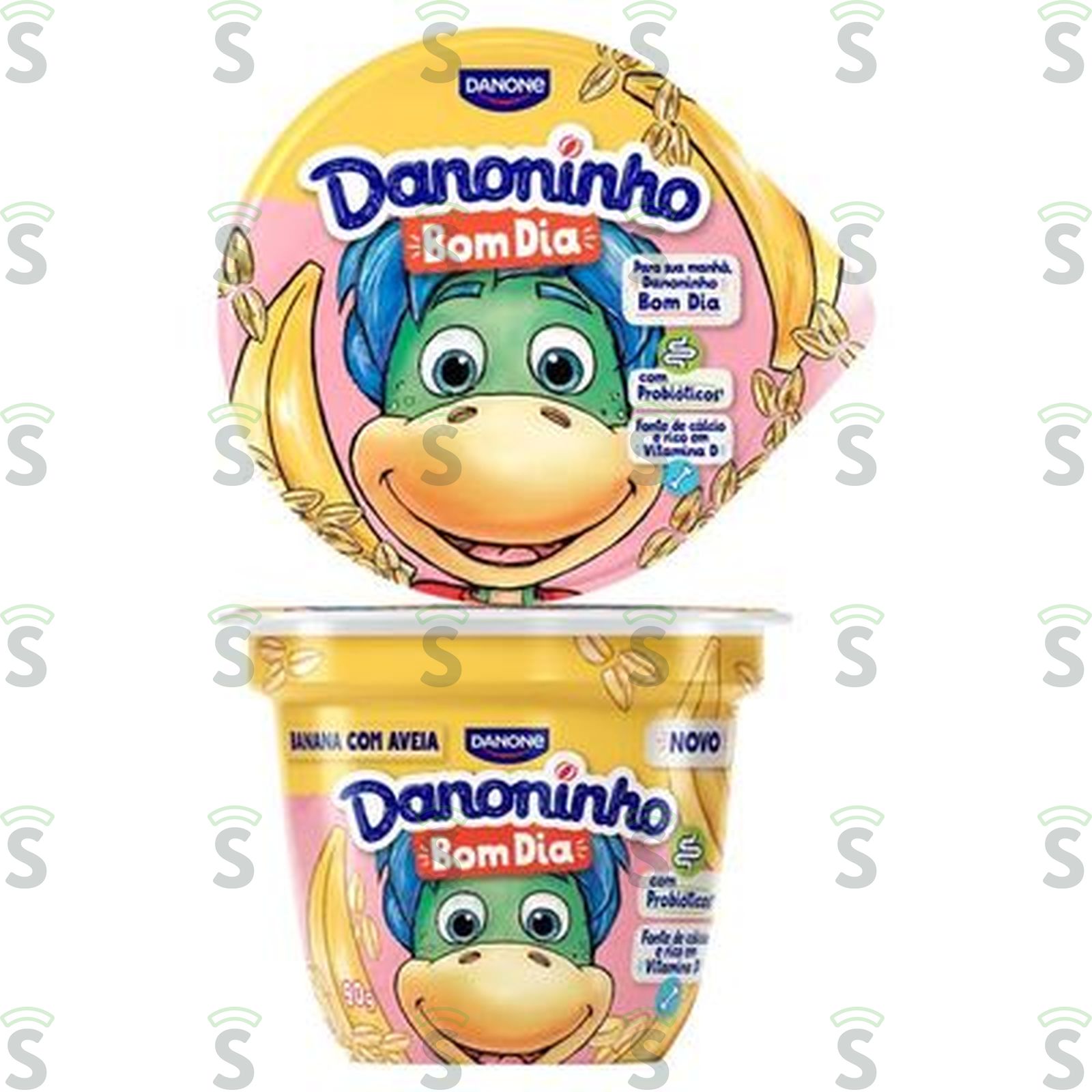 DANONINHO BOM DIA  90G BANANA/AVEIA