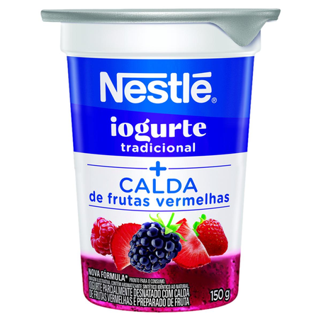 Iogurte Bicamadas Nestlé 150g - Frutas Vermelhas