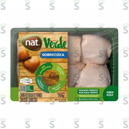  Natfrango Sobrecoxa 700g C/osso