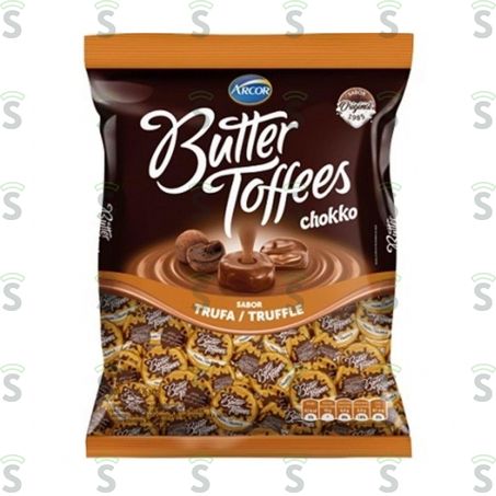  Bala Arcor Butter Toffees Chokko Trufa 500g
