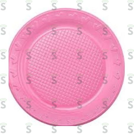  Prato Regina Plástico Rosa 15 Cm Embalagem 10 Un