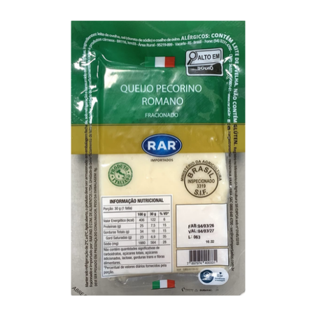 Queijo Rar Pecorino Romano - aproximadamente 250g