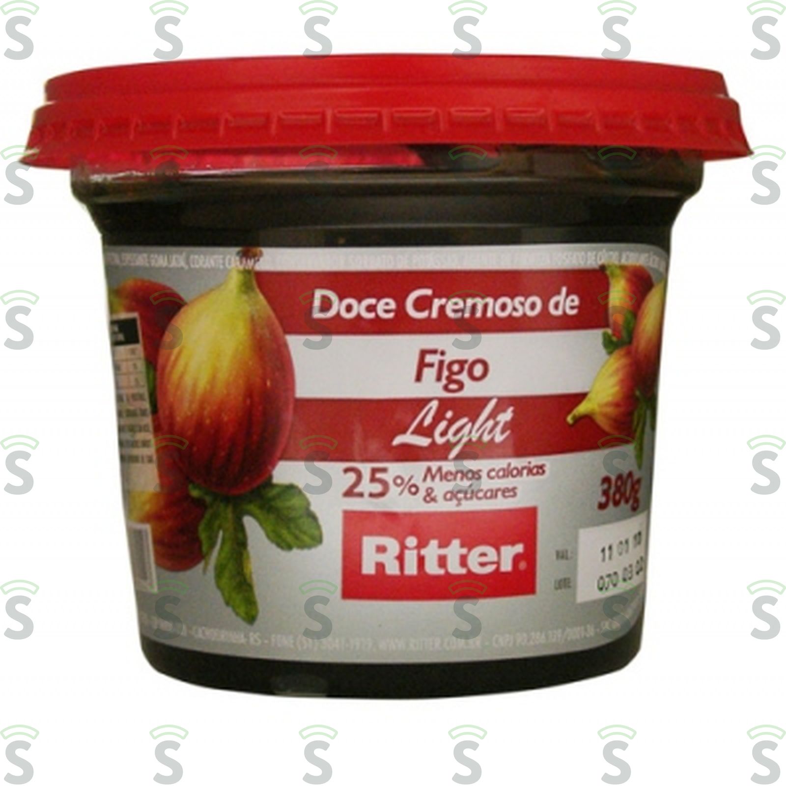 Doce Cremoso de Figo Ritter Light Embalagem 380G