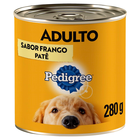 Ração Pedigree 280g - Adulto - Frango - Lata
