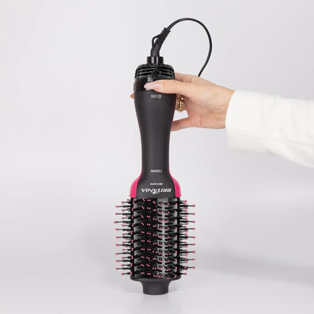 Escova Secadora Britânia Soft BEC02PR Bivolt - 4 em 1 - Potência de 1300W