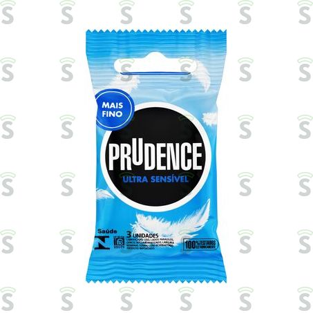  Preservativos Prudence Ultra Sensível Pacote 3un
