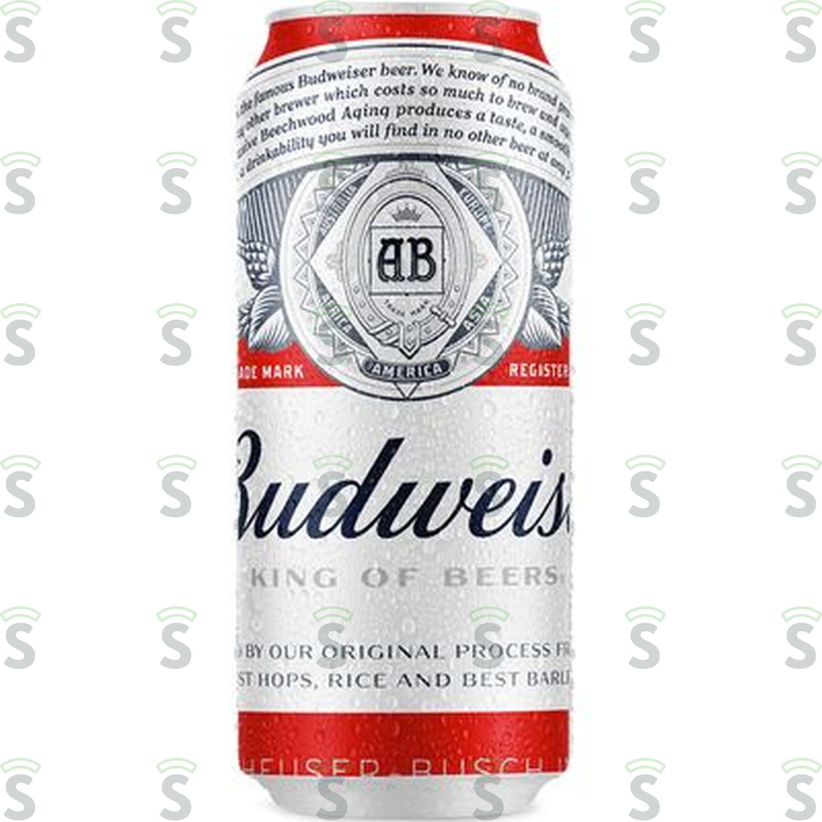 Budweiser-cerveja 473ml latao
