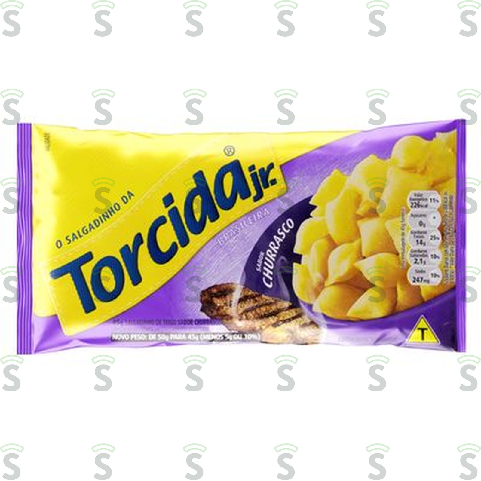Salgadinho Torcida Churrasco 45G