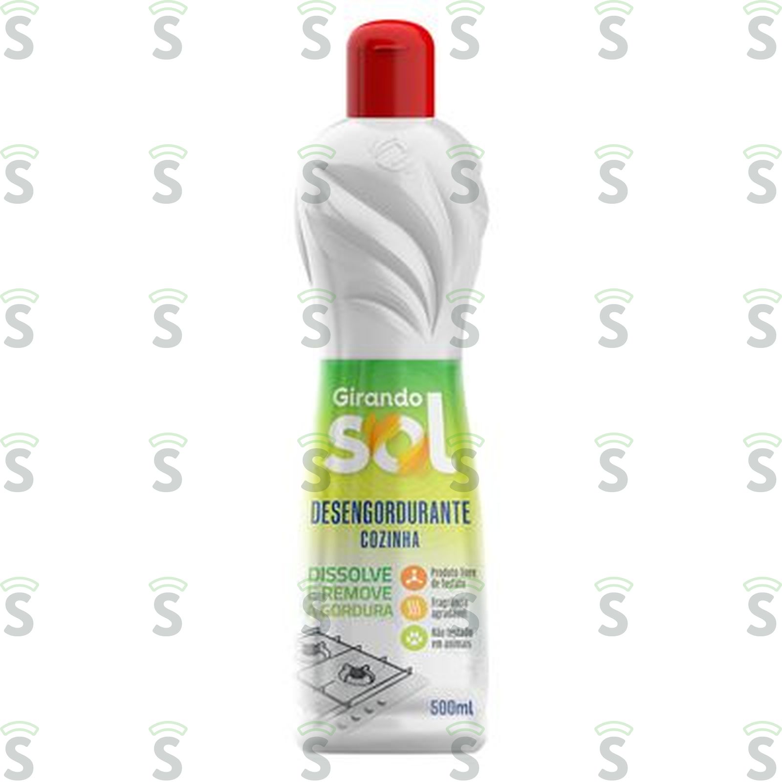 Limpador Desengordurante de Cozinha Girando Sol Squeeze 500ml