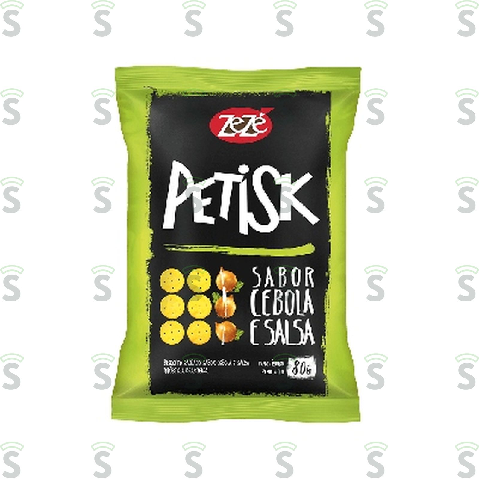 Zeze-biscoito petisk 80g cebola salsa