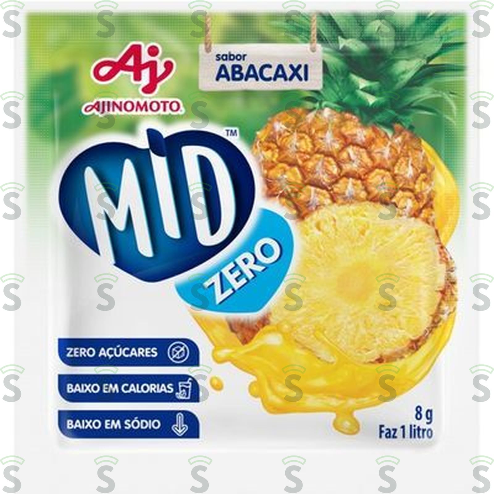 Refresco em Pó Fit Abacaxi 8G