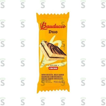  Bolinho Bauducco Duo Chocolate 27g