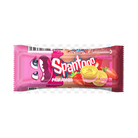 Biscoito Rech Itamaraty Spantooo Morango 30g