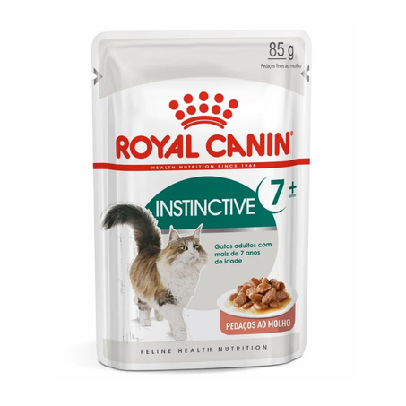 Sache Ração Úmida Royal Canin Instinctive 7 + Gatos Adultos 85 g