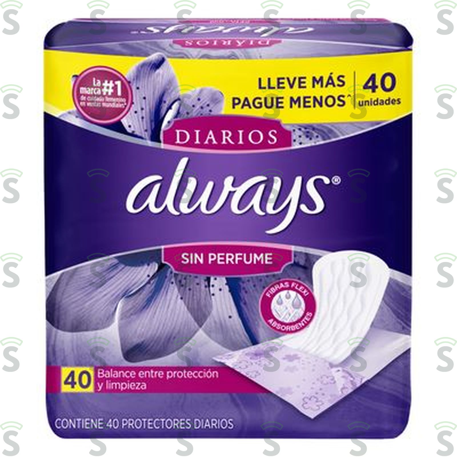 Protetor Diário Always Sem Perfumeidades 40UN