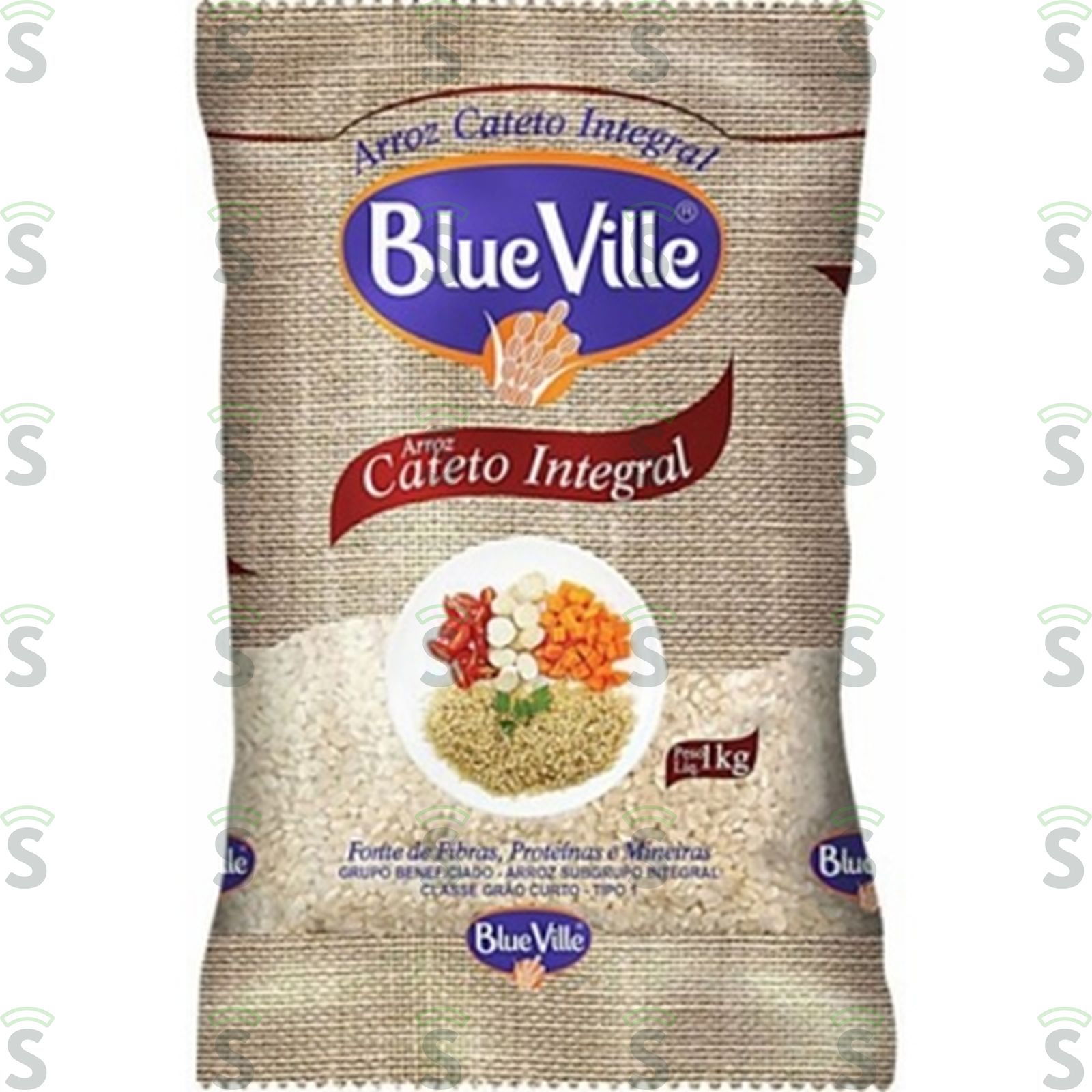 Arroz Cateto Integral Blue Ville 1KG