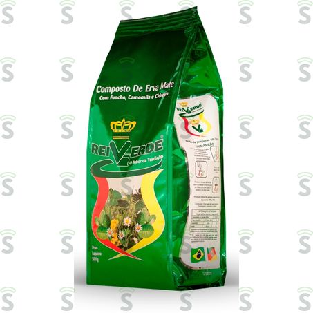  Erva Mate Rei Verde Com Chás 500g