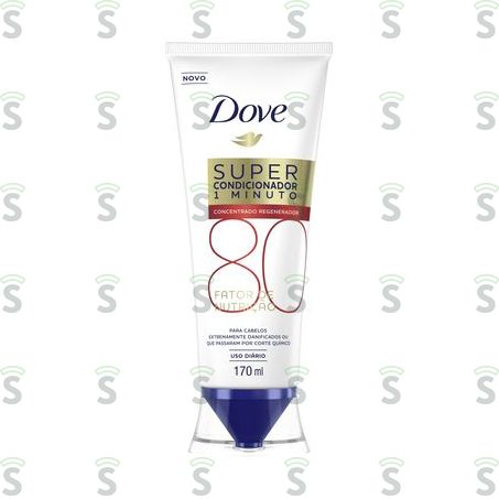  Super Condicionador Dove Fator de Nutrição 80 - 1 Minuto Regenerador Squeeze 170ml
