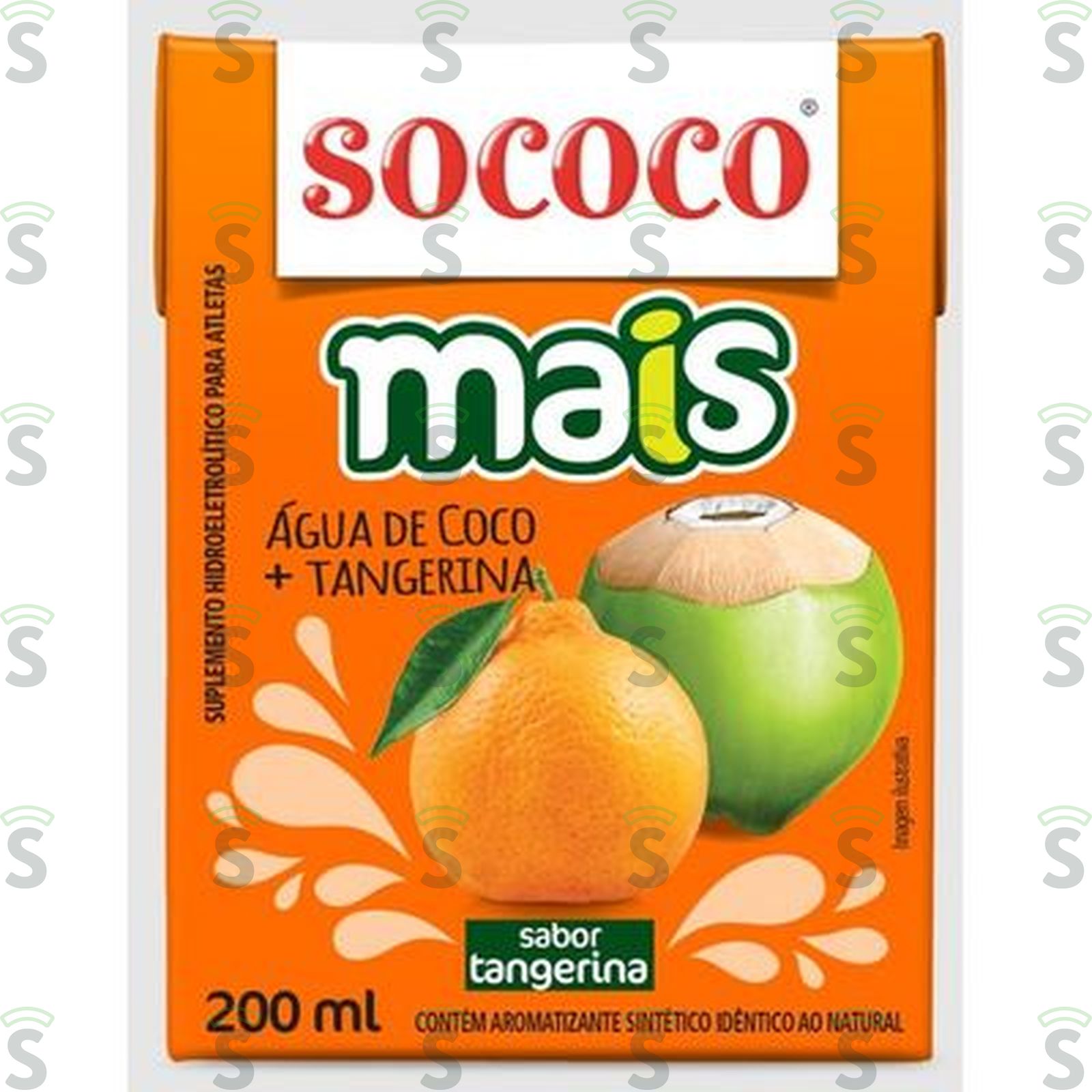 Água de Coco Sococo Tangerina Caixa 200ml