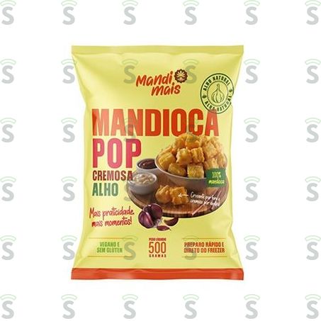  Mandioca Pop Crem. Mandi 500g Alho