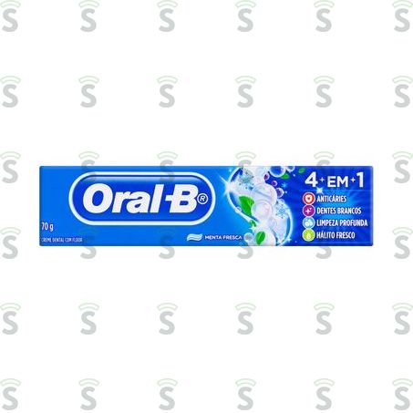 Creme Dental Oral-b Menta Fresca Caixa 70gr